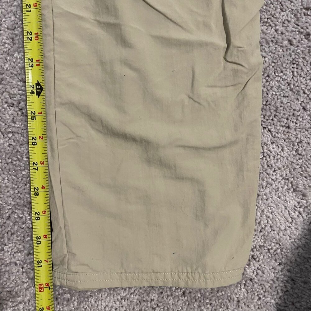 Patagonia Pants Mens Large Beige Sandy Cay Lightweight Nylon Hiking Cargo 82091 - Picture 15 of 16